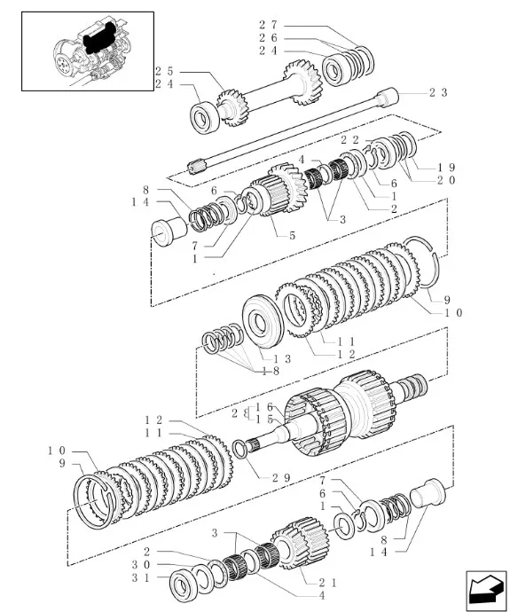 9968290 - Муфта сцепления